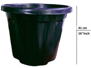 20 inch black pot