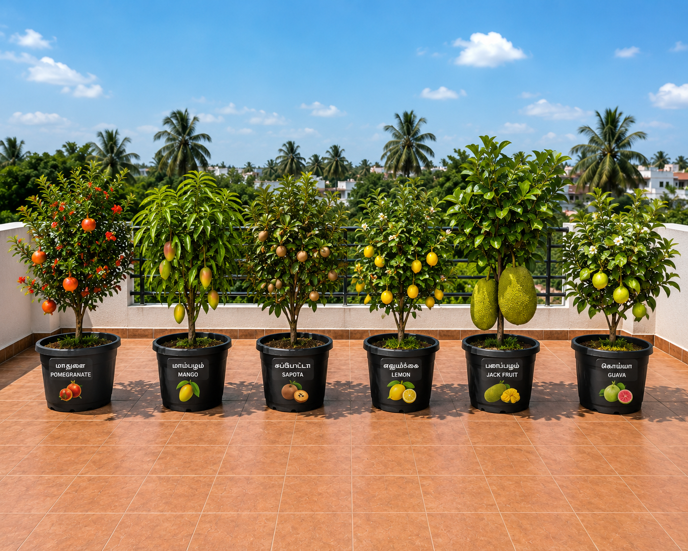 Complete Terrace Fruit Garden